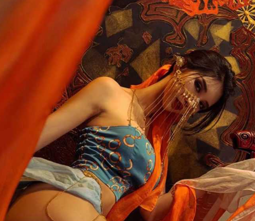 微密圈女神葛征 抖音240万粉丝网红长腿车模