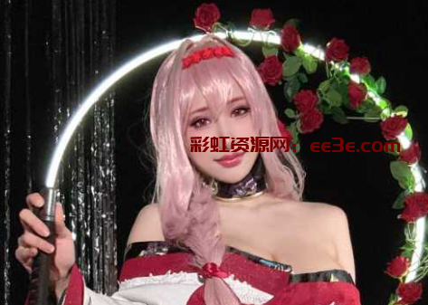 知名coser雨波HaneAme新作 cos暗影红莲1魅惑
